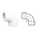 110mm (4”) UPVC Bend 90’
